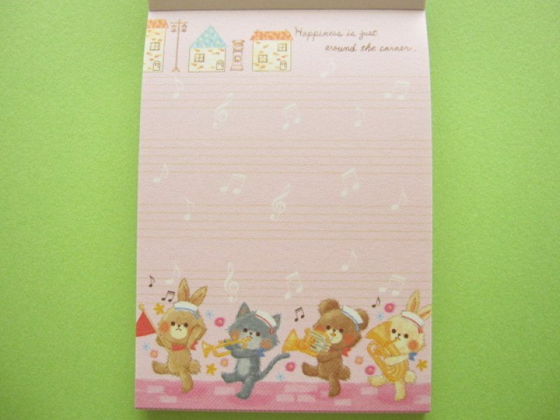 Photo2: Kawaii Cute Mini Memo Pad Crux *Marching Friend (01768)