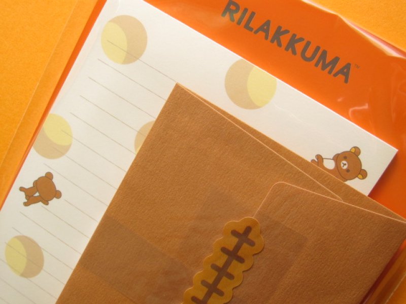 Photo1: Kawaii Cute Letter Set San-x *Rilakkuma (LH 48901)