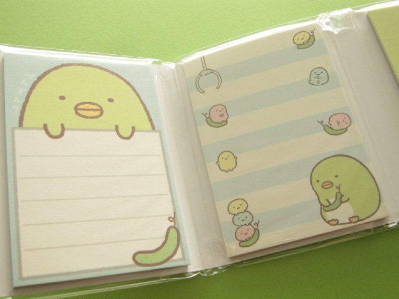 Photo2: Kawaii Cute Mini Memo Pad Set San-x Sumikkogurashi *ぺんぎん (MM 26501)