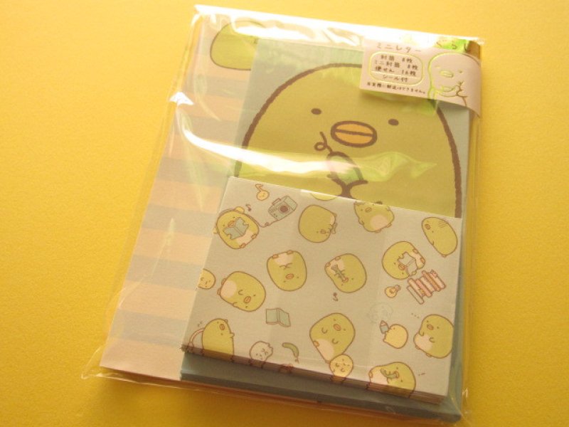 Photo1: Kawaii Cute Mini Letter Set San-x *Sumikkogurashi ぺんぎん (LH 49301) (1)
