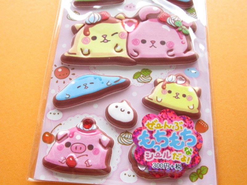 Photo2: Kawaii Cute Puffy Stickers Sheet Crux (05042)