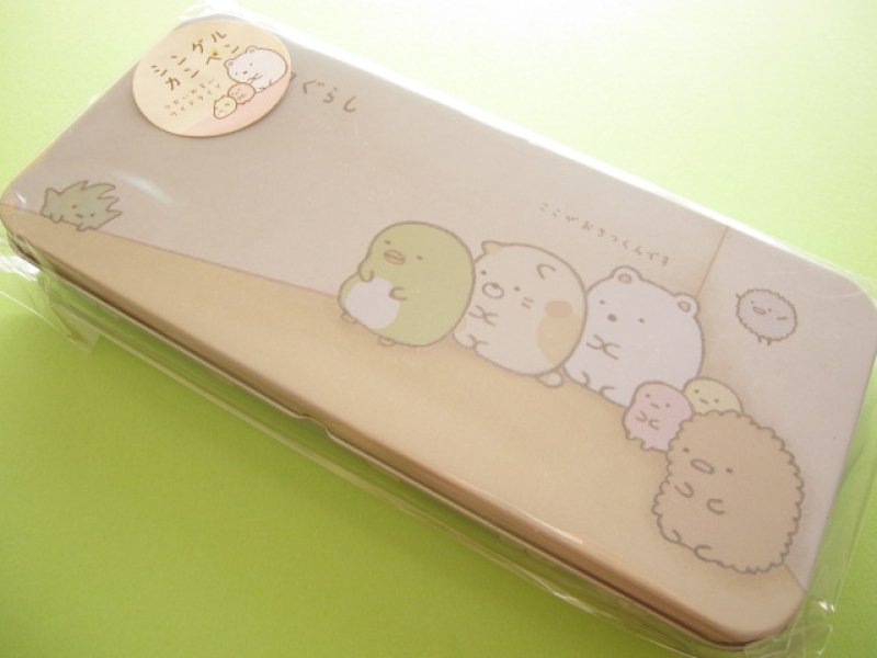 Photo1: Kawaii Cute Versatile Tin Case/Box San-x *Sumikkogurashi (PY34601) (1)