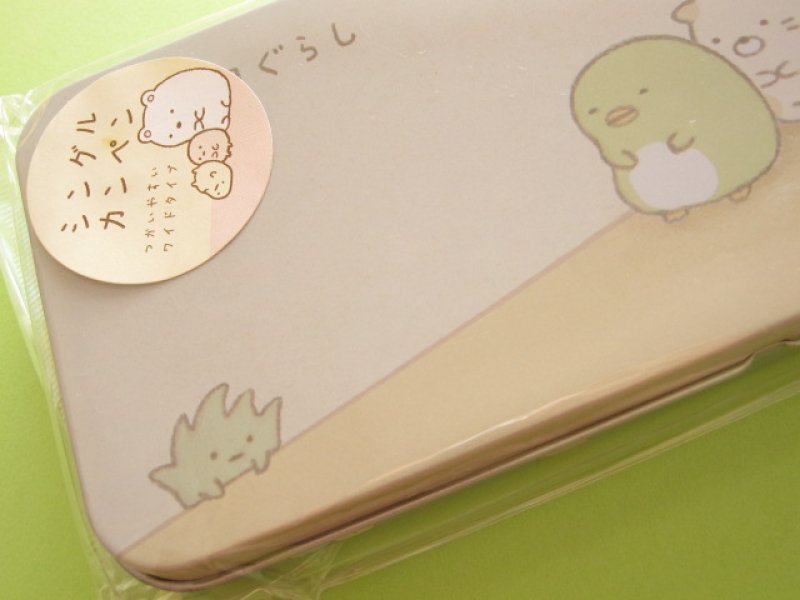 Photo1: Kawaii Cute Versatile Tin Case/Box San-x *Sumikkogurashi (PY34601)