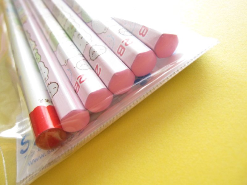 Photo3: 6 pcs Kawaii Cute Wooden Pencils Set San-x *Sumikkogurashi (PN85801)
