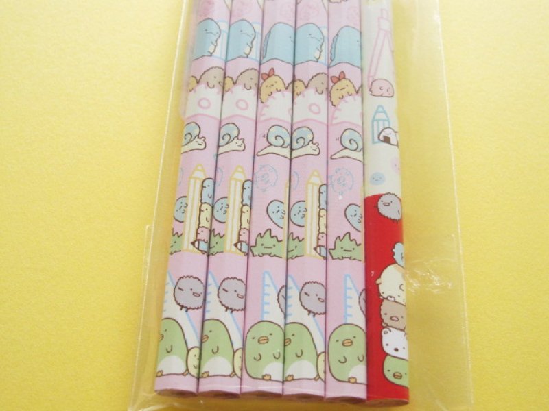 Photo2: 6 pcs Kawaii Cute Wooden Pencils Set San-x *Sumikkogurashi (PN85801)