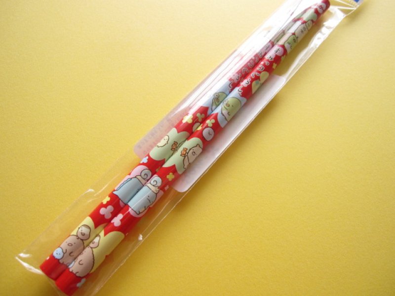 Photo1: 2 pcs Kawaii Cute Wooden Pencils Set San-x *Sumikkogurashi (PN85301) (1)