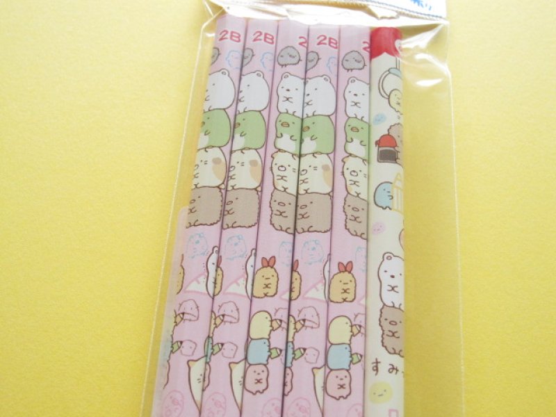 Photo1: 6 pcs Kawaii Cute Wooden Pencils Set San-x *Sumikkogurashi (PN85801)