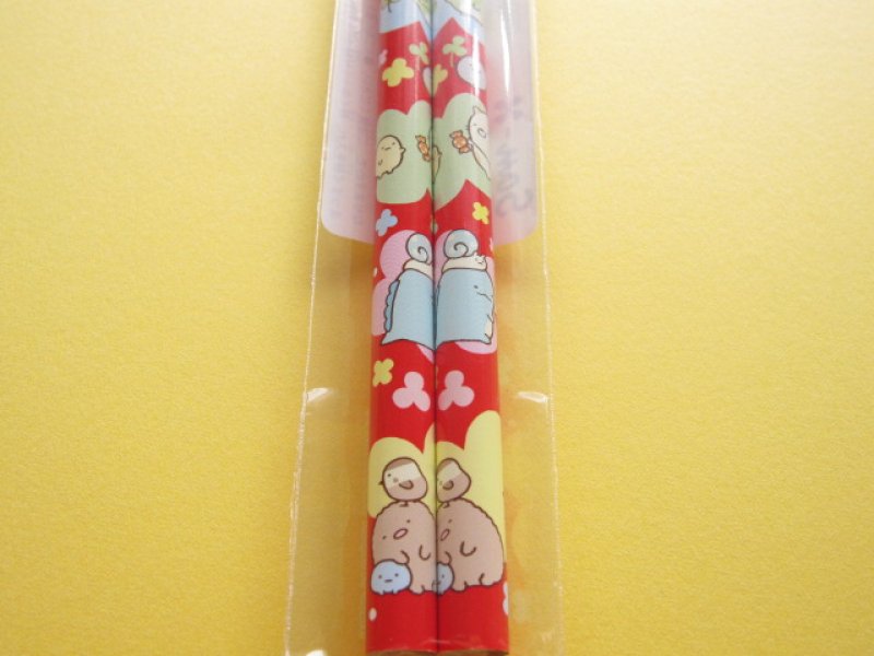 Photo2: 2 pcs Kawaii Cute Wooden Pencils Set San-x *Sumikkogurashi (PN85301)