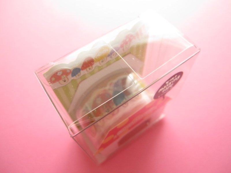 Photo1: Kawaii Cute ouchiina Deco Tape Sticker Q-LiA *Mushroom (81100)