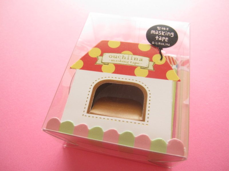 Photo1: Kawaii Cute ouchiina Deco Tape Sticker Q-LiA *Mushroom (81100) (1)