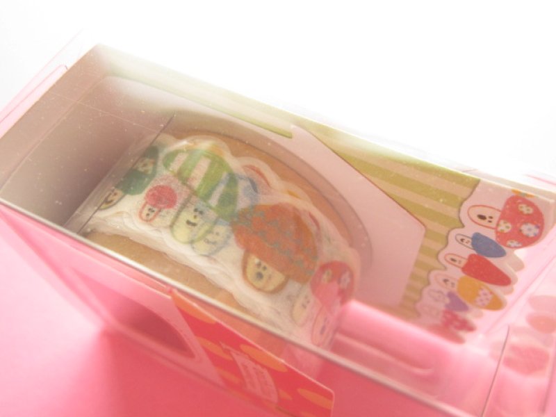 Photo2: Kawaii Cute ouchiina Deco Tape Sticker Q-LiA *Mushroom (81100)