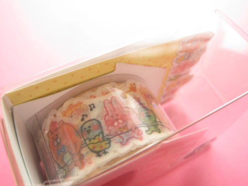 Photo2: Kawaii Cute ouchiina Deco Tape Sticker Q-LiA *きしゃぽっぽ (81103)