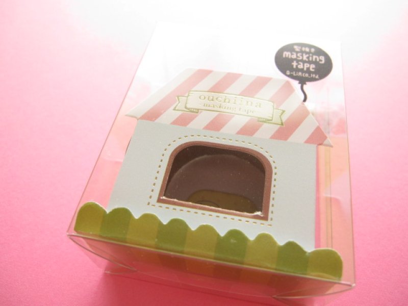 Photo1: Kawaii Cute ouchiina Deco Tape Sticker Q-LiA *きしゃぽっぽ (81103) (1)