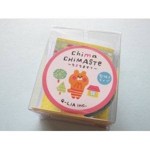 Photo: Kawaii Cute Chima Chimaste Deco Tape Sticker Q-LiA *Chima Chima Forest (91279)