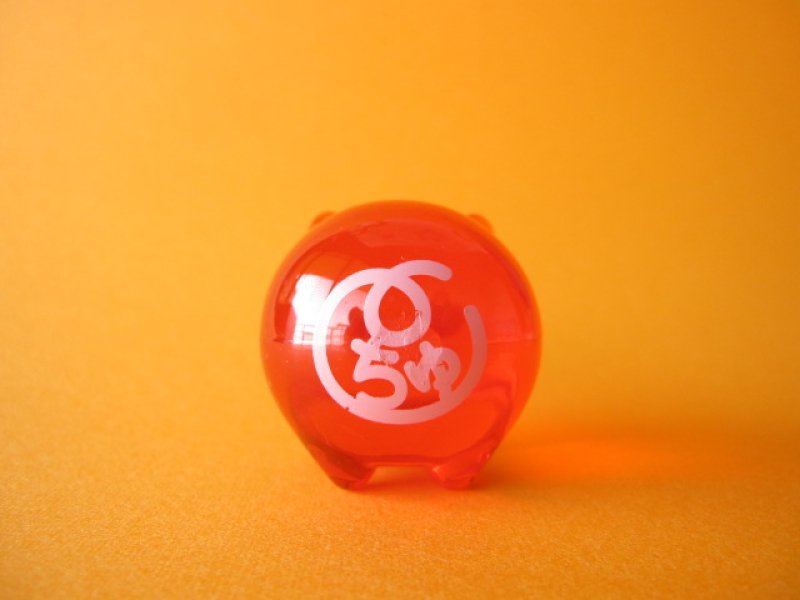 Photo1: Cute Butachu Mini Piggy Acrylic Mascot Toy *Red