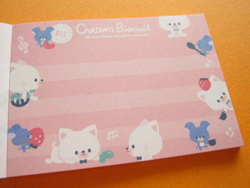 Photo2: Kawaii Cute Mini Memo Pad Q-LiA *Cream Biscuit (90710)