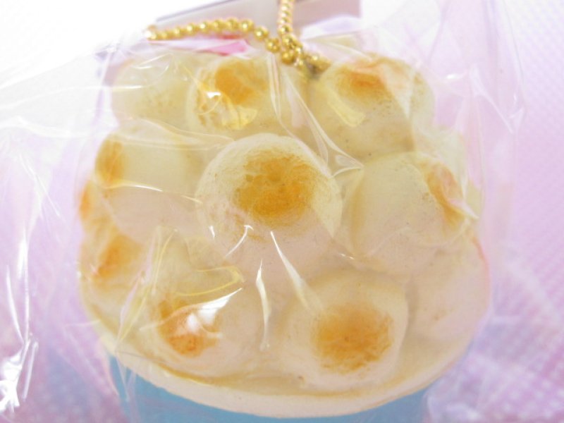 Photo2: Kawaii Cute Hello Kitty Lovely Sweets Squishy Keychain Charm Sanrio *Popcorn Salt