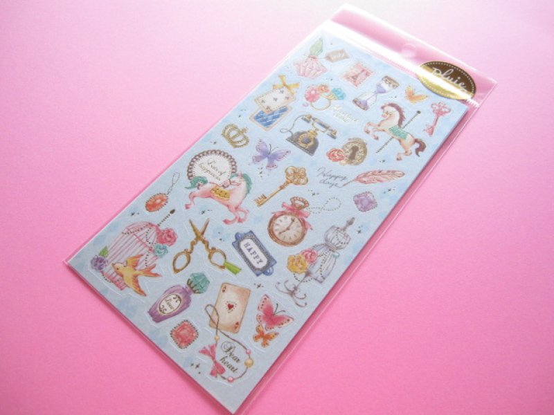 Photo1: pluie douce Sticker Sheet Mind Wave *Antique room (76647) (1)