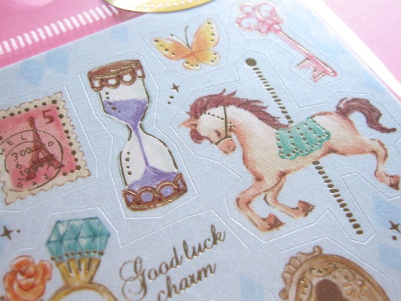 Photo3: pluie douce Sticker Sheet Mind Wave *Antique room (76647)