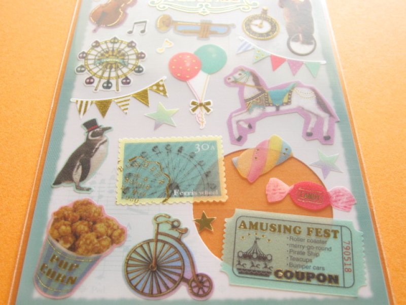 Photo2: Jolie Fille Sticker Sheet Mind Wave *ゆめみるブルー (77106)