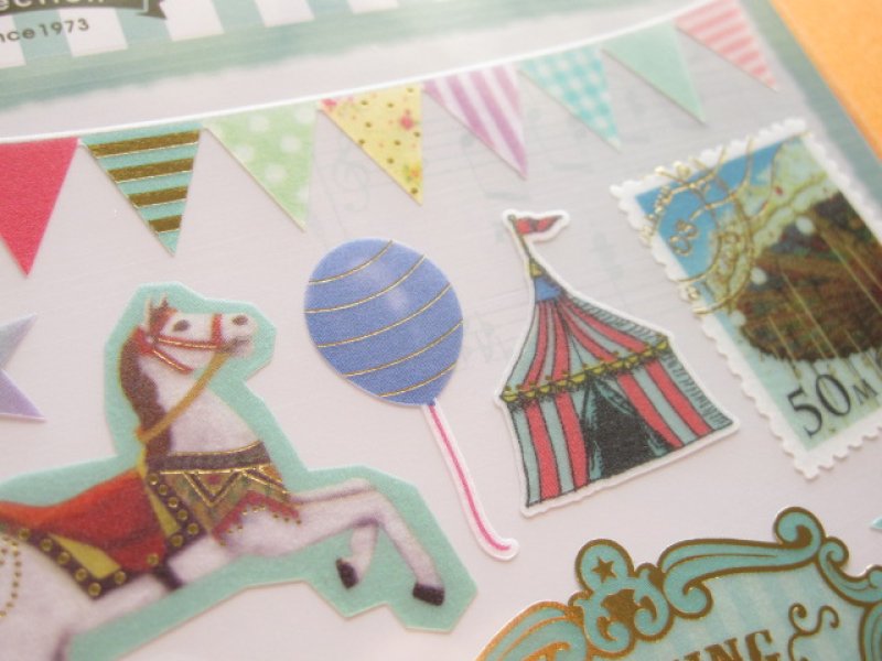 Photo3: Jolie Fille Sticker Sheet Mind Wave *ゆめみるブルー (77106)