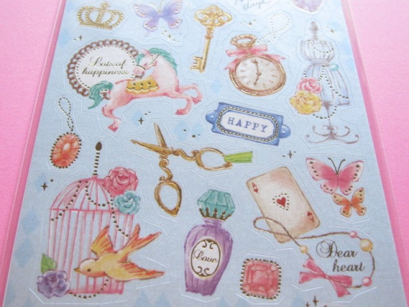 Photo2: pluie douce Sticker Sheet Mind Wave *Antique room (76647)