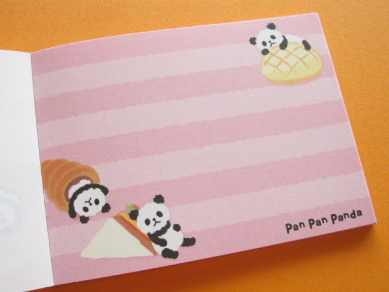 Photo2: Kawaii Cute Mini Memo Pad Mind Wave *Pan Pan Panda (39369)