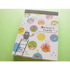 Photo: Kawaii Cute Mini Memo Pad Crux *Animal's Party (29371)