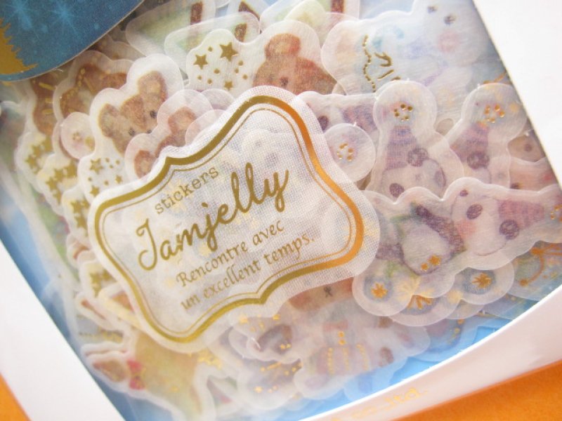 Photo1: JAMJELLY Sticker Flakes Sack Q-LiA *Circus (91547)