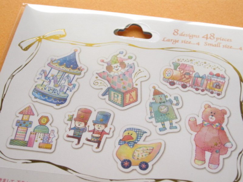 Photo2: JAMJELLY Sticker Flakes Sack Q-LiA *Toy Box (91548)