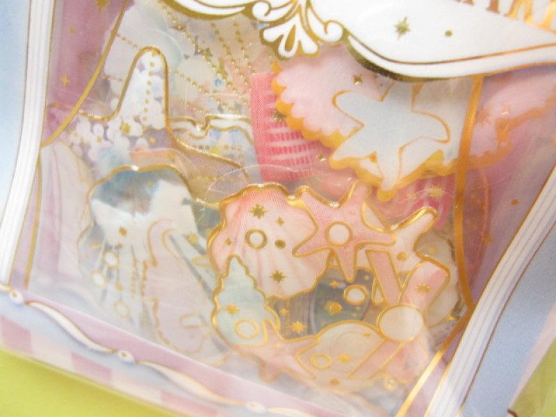 Photo1: Sweet Milky Flake Sticker Sack Crux *Mermaid (05253)