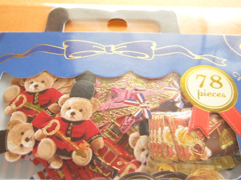 Photo1: Petit Voyage Sticker Flakes Sack Eagle Japan *Travel (GS369)