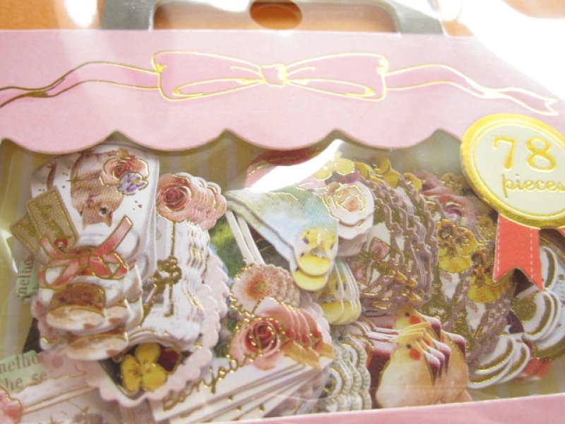 Photo1: Petit Voyage Sticker Flakes Sack Eagle Japan *Petit Ange (GS372)