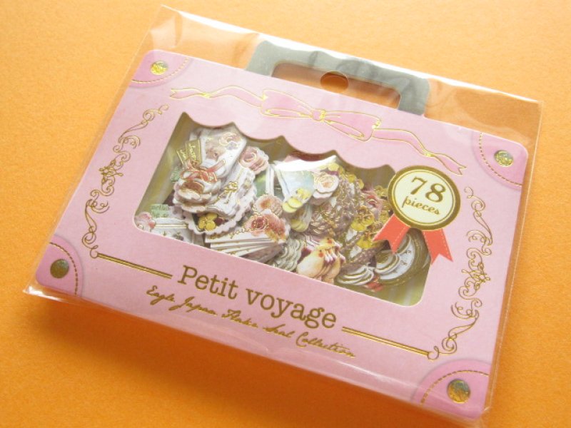 Photo1: Petit Voyage Sticker Flakes Sack Eagle Japan *Petit Ange (GS372) (1)
