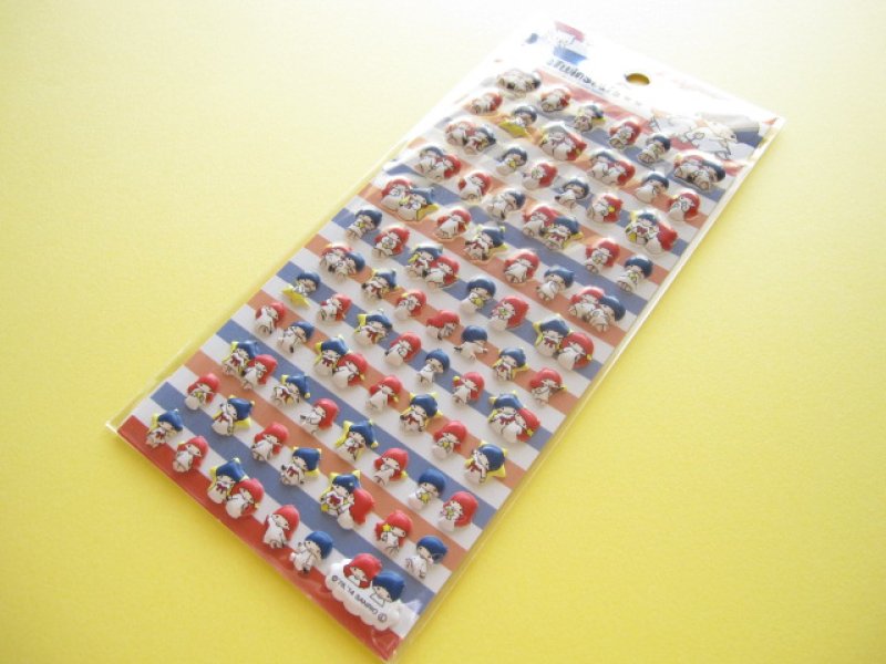 Photo1: Kawaii Cute Puffy Stickers Sheet  Sanrio Japan Exclusive *Little Twin Stars (11139) (1)