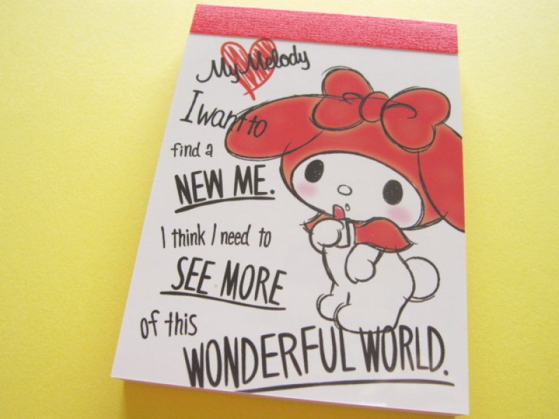 Photo1: Kawaii Cute Mini Memo Pad Sanrio Japan Exclusive *My Melody (20267)  (1)