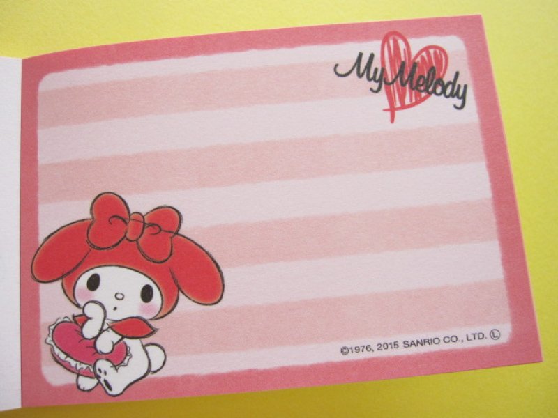 Photo2: Kawaii Cute Mini Memo Pad Sanrio Japan Exclusive *My Melody (20267)