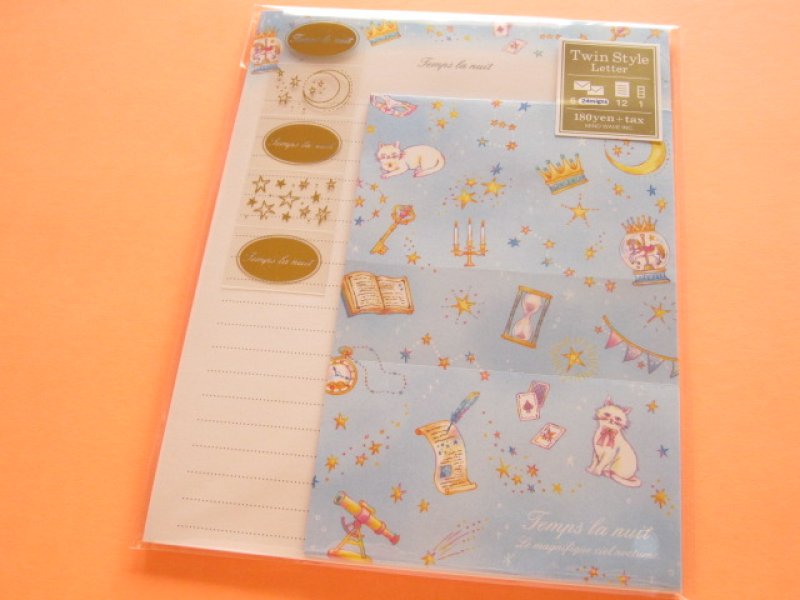 Photo1: Kawaii Cute Letter Set Mind Wave *Temps La Nuit (39894) (1)