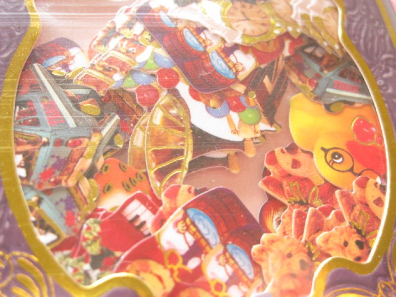 Photo1: Petit Musee Sticker Flakes Sack Stead Fast *Toy (7979)