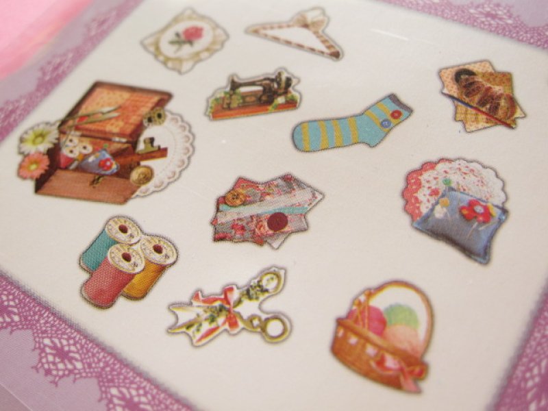 Photo2: Petit Musee Sticker Flakes Sack Stead Fast *Mercerie (7980)
