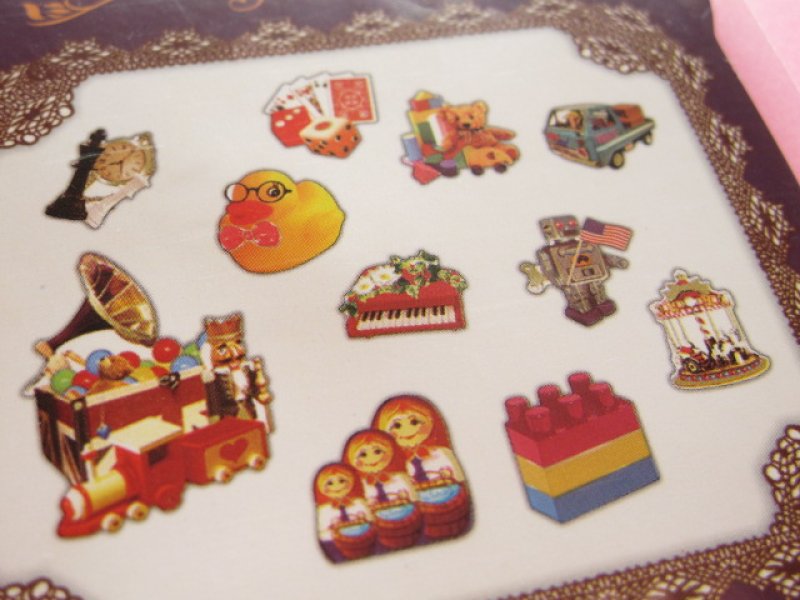Photo2: Petit Musee Sticker Flakes Sack Stead Fast *Toy (7979)