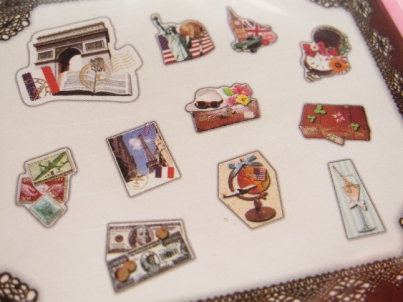 Photo2: Petit Musee Sticker Flakes Sack Stead Fast *Trip (7977)