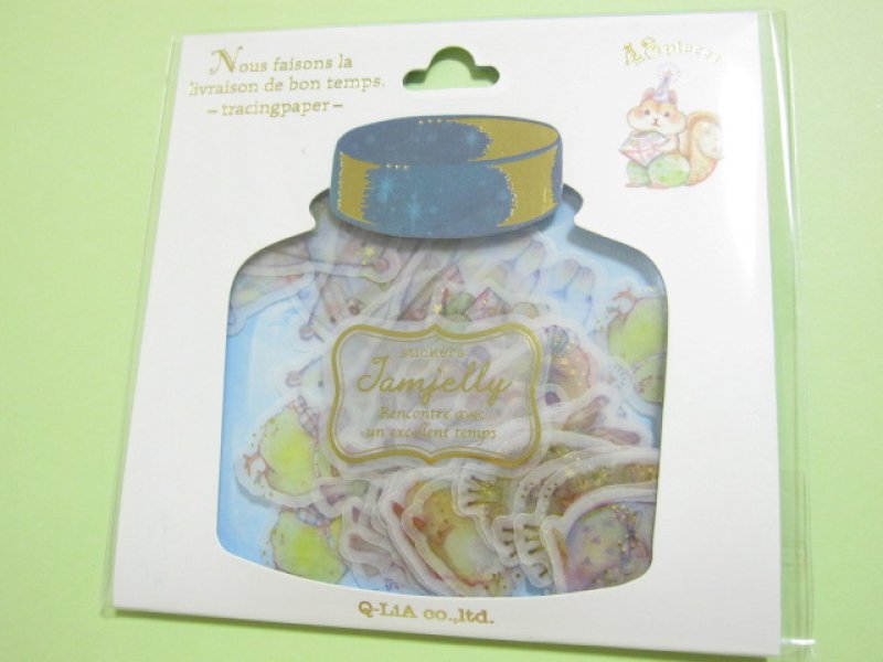 Photo1: JAMJELLY Sticker Flakes Sack Q-LiA *おとぎの森のお呼ばれ会 (01116) (1)