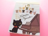 Photo: Kawaii Cute Mini Memo Pad San-x *Kutusita Nyanko 猫の演奏会 (MW06401-02)