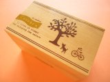 Photo: 11 pcs Mini Rubber Stamps Collection in Wooden Box Set *Country