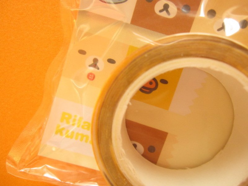 Photo3: Kawaii Cute Mini Masking Tape/Deco Tape Sticker San-x *Rilakkuma (SE29001)