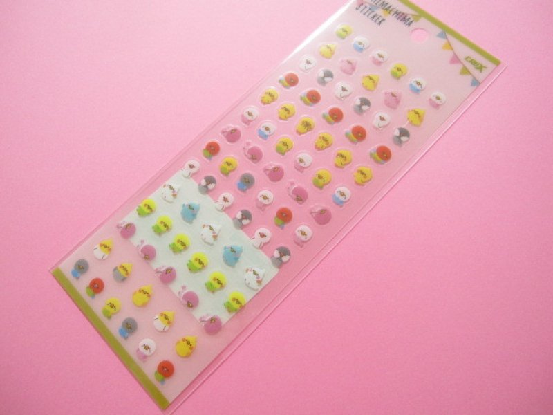 Photo1: Kawaii Cute Chima Chimark Sticker Sheet Q-LiA *Parrot (05348) (1)