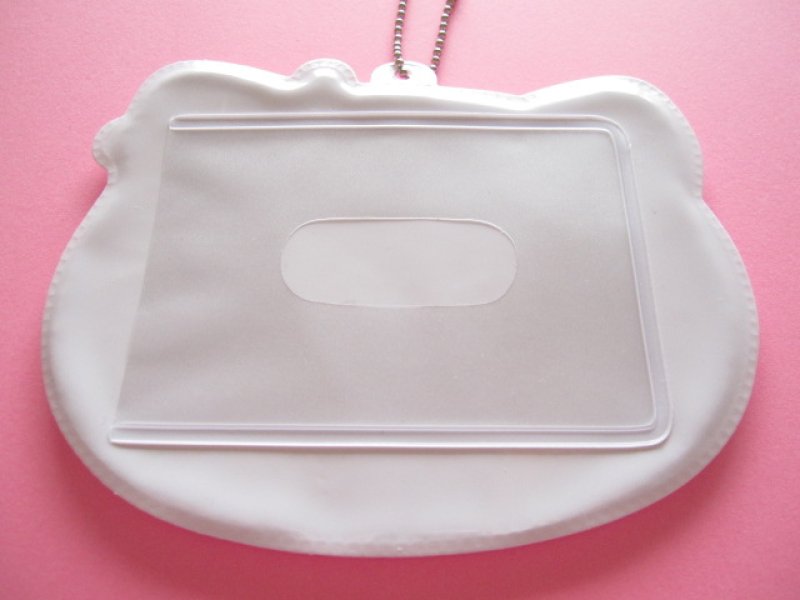 Photo2: Kawaii Cute Hello Kitty Card Case Keychain Furoku
