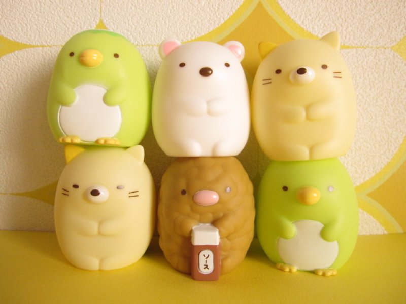 Photo1: 6 pcs Kawaii Cute Mini Dolls Set San-x *Sumikkogurashi  (1)