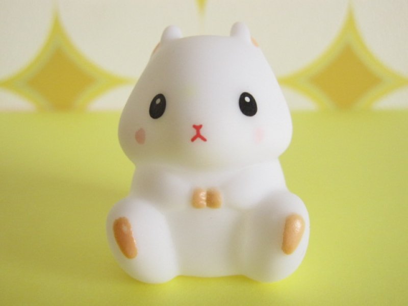 Photo1: Kawaiil Cute Korohamu Koron Mini Figure Doll *White